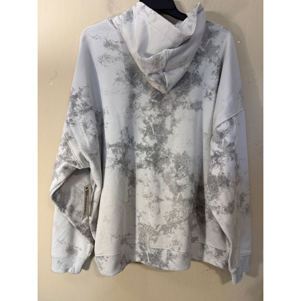 No Boundaries Hoodie Men 3XL Gray Tie Dye Sweatshirt Streetwear NEW - Picture 4 of 7